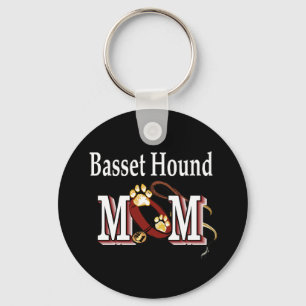 Het MAMMA van de Hond van Basset Hound Sleutelhanger