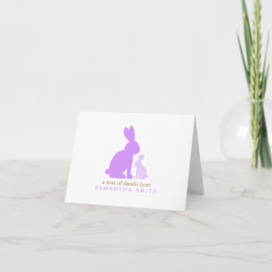 Het Mamma van de lavendel en het Konijn van het Notitiekaartje