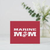 Het Mamma van de marine Feestdagenkaart (Staand voorkant)