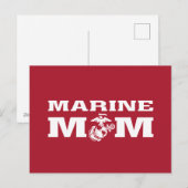 Het Mamma van de marine Feestdagenkaart (Voorkant / Achterkant)