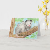 Het Mamma van de opossum Kaart (Gele Bloem)