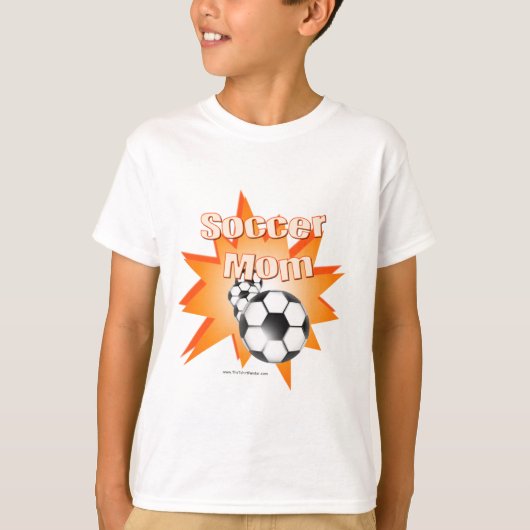 Het Mamma van het voetbal T-shirt (Voorkant)