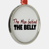 Het Man achter de buik Metalen Ornament (Rechts)