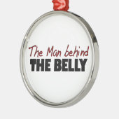 Het Man achter de buik Metalen Ornament (Links)