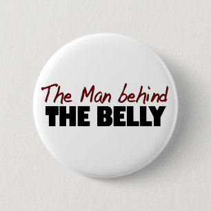 Het Man achter de buik Ronde Button 5,7 Cm