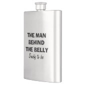 Het man achter de buikkolf voor vader heupfles (Links)