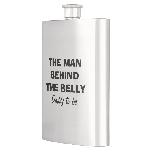 Het man achter de buikkolf voor vader heupfles (Links)