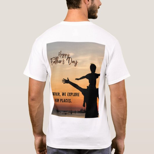 Het Man achter de herinneringen T-shirt (Achterkant)