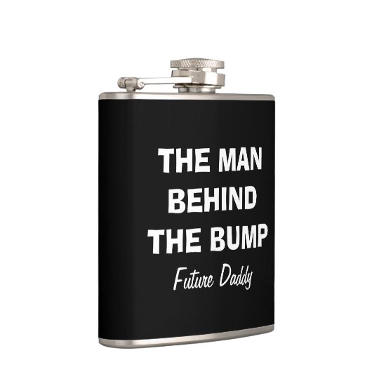 Het man achter de kolf om vader heupfles (Rechts)