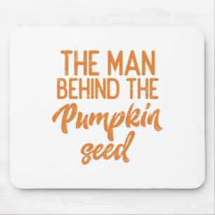 Het Man achter de pompoenen met heupen Muismat