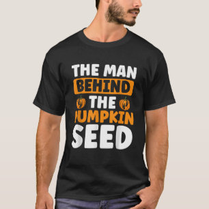 Het Man achter de pompoenen met heupen T-shirt