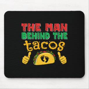 Het Man achter de taco Mexicaanse vader Cinco de M Muismat
