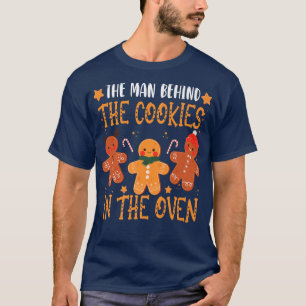 Het Man achter het koekje in de Oven Kerstmis Pr T-shirt