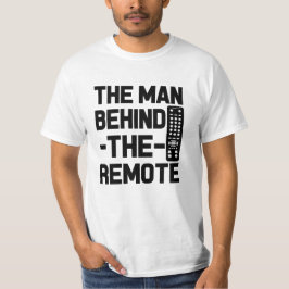 Het Man achter het verre grappige shirt van de man