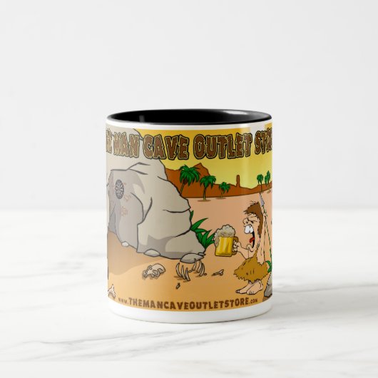 Het Man bedekt koffie-Mok Tweekleurige Koffiemok (Center)