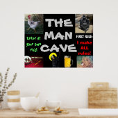 HET MAN BEKIJKEN POSTER (Keuken)