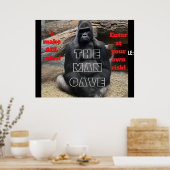 HET MAN CAVE POSTER (Keuken)