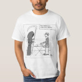 Het man dat de dood bedroog t-shirt (Voorkant)