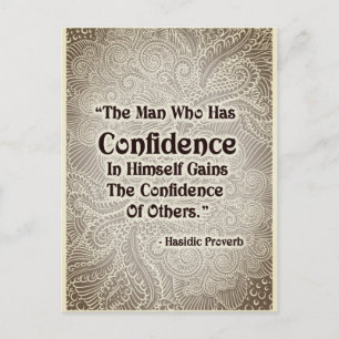 Het Man dat heeft - Positieve quotes Briefkaart