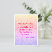 Het Man dat heeft - Positieve quotes Briefkaart (Staand voorkant)