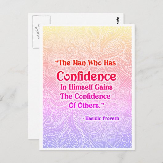 Het Man dat heeft - Positieve quotes Briefkaart (Voorkant / Achterkant)