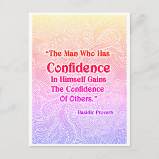 Het Man dat heeft - Positieve quotes Briefkaart