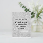 Het Man dat heeft - Positieve quotes Briefkaart (Staand voorkant)
