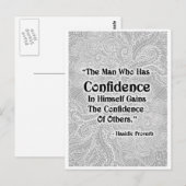 Het Man dat heeft - Positieve quotes Briefkaart (Voorkant / Achterkant)