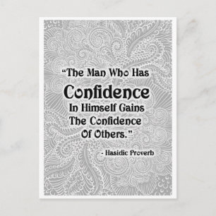 Het Man dat heeft - Positieve quotes Briefkaart