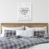 Het Man dat heeft - Positieve quotes Canvas Afdruk (Insitu (Slaapkamer))
