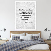 Het Man dat heeft - Positieve quotes Canvas Afdruk (Insitu (Slaapkamer))