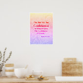 Het Man dat heeft - Positieve quotes Poster (Keuken)