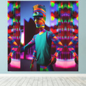 Het Man dat mijn koffie spikte - Ken Gage Art Canvas Afdruk (Insitu (Houten vloer))