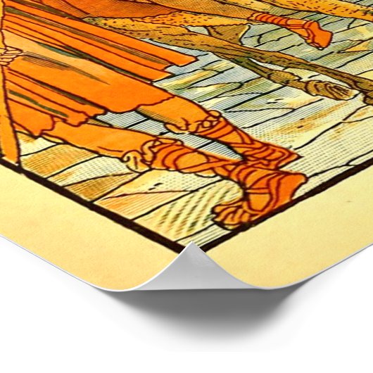 Het Man dat niemand beviel Walter Crane Poster (Hoek)