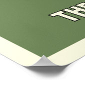 Het Man dat Poster kent - groen (Hoek)