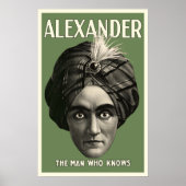 Het Man dat Poster kent - groen (Voorkant)