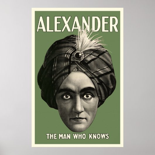 Het Man dat Poster kent - groen (Voorkant)