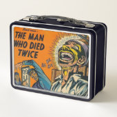 Het Man dat TWICE stierf. Krat, karton (Achterkant)