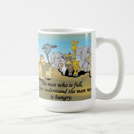 Het man dat volledig is, kan niet het man koffiemok (Rechts)