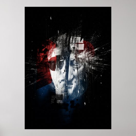 Het Man dat zou gaan koning Poster (Voorkant)