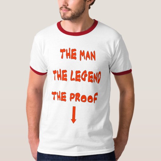 HET MAN DE LEGEND T-SHIRT (Voorkant)