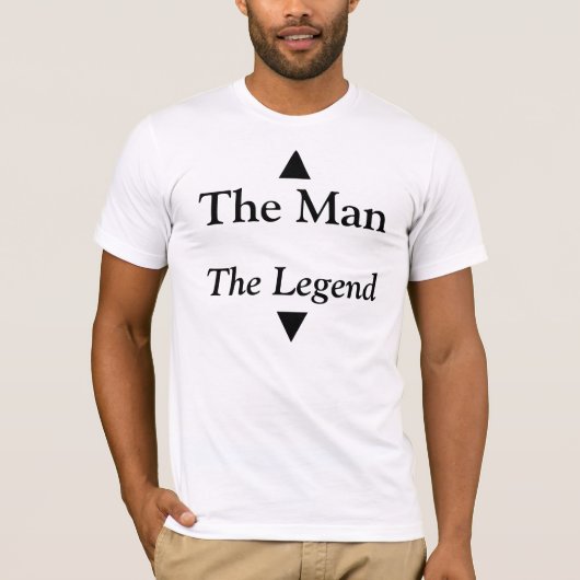 Het Man, de legende T-shirt (Voorkant)