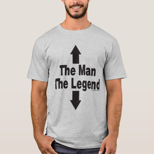 Het Man De Legende T-shirt (Voorkant)