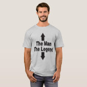Het Man De Legende T-shirt (Voorkant volledig)