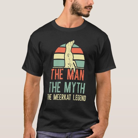 Het Man De Meerkat Legend T-shirt (Voorkant)