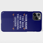 Het Man de Mengte de Geviste Legende i iPhone Hoesje (Achterkant horizontaal)