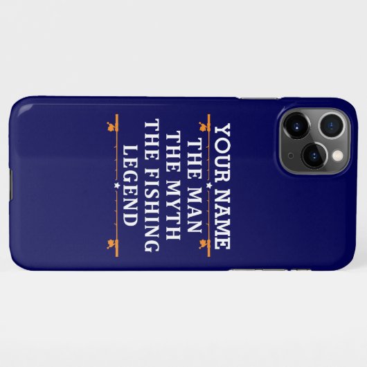 Het Man de Mengte de Geviste Legende i iPhone Hoesje (Achterkant horizontaal)