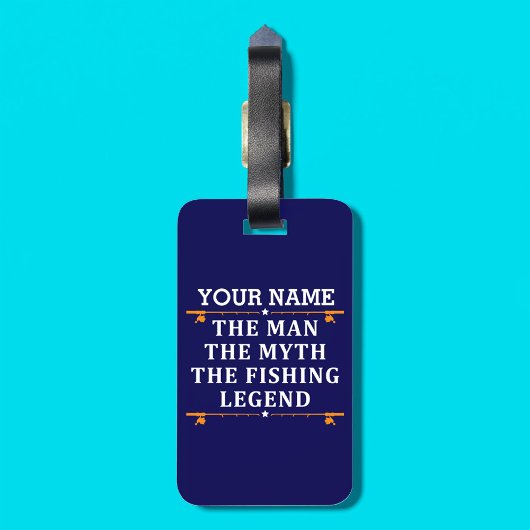Het Man de Mmythe de Geviste Legend personaliseerd Bagagelabel