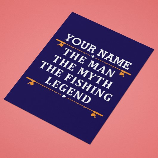 Het Man de Mmythe de Geviste Legend personaliseerd Briefpapier