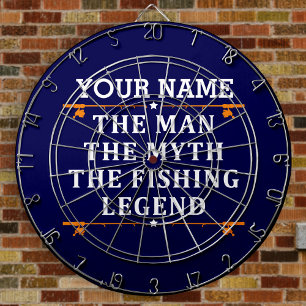 Het Man de Mmythe de Geviste Legend personaliseerd Dartbord